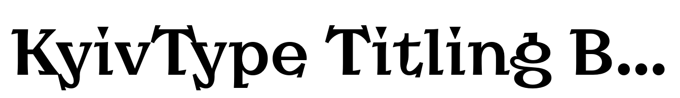 KyivType Titling Bold2